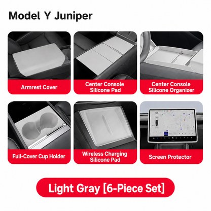 Silicone Center Console Organizer Tray for Tesla Model 3/Y/YL