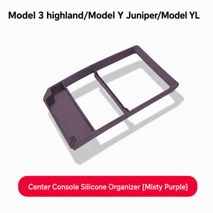 Silicone Center Console Organizer Tray for Tesla Model 3/Y/YL