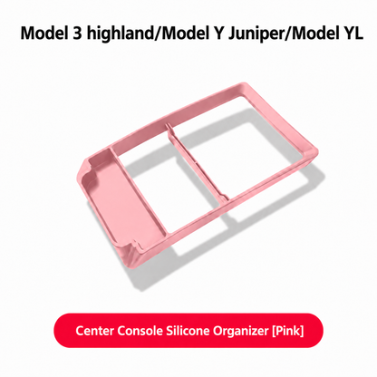 Silicone Center Console Organizer Tray for Tesla Model 3/Y/YL
