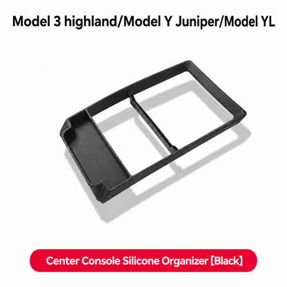 Silicone Center Console Organizer Tray for Tesla Model 3/Y/YL