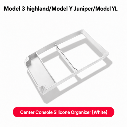 Silicone Center Console Organizer Tray for Tesla Model 3/Y/YL