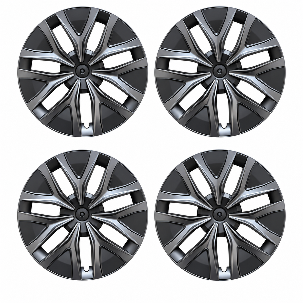 19-Inch Spider-Style Wheel Covers for Tesla Model Y 2020-2024