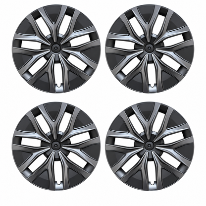 19-Inch Spider-Style Wheel Covers for Tesla Model Y 2020-2024
