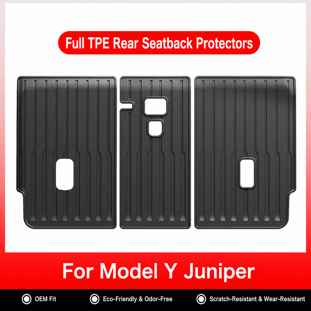 3D Molded TPE Floor Mats & Cargo Liners for Tesla Model Y/ 3/ Model Y Juniper/Model 3 Highland– All-Weather Protection