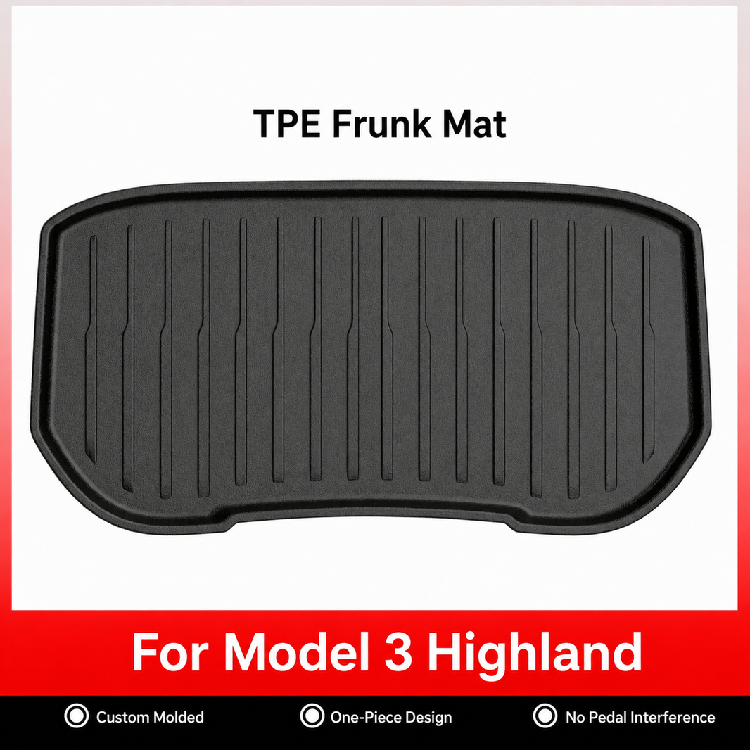 3D Molded TPE Floor Mats & Cargo Liners for Tesla Model Y/ 3/ Model Y Juniper/Model 3 Highland– All-Weather Protection