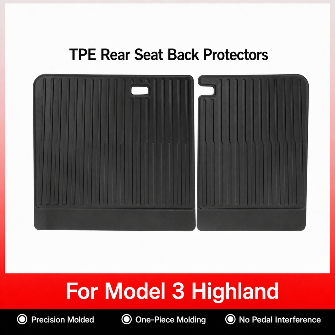3D Molded TPE Floor Mats & Cargo Liners for Tesla Model Y/ 3/ Model Y Juniper/Model 3 Highland– All-Weather Protection