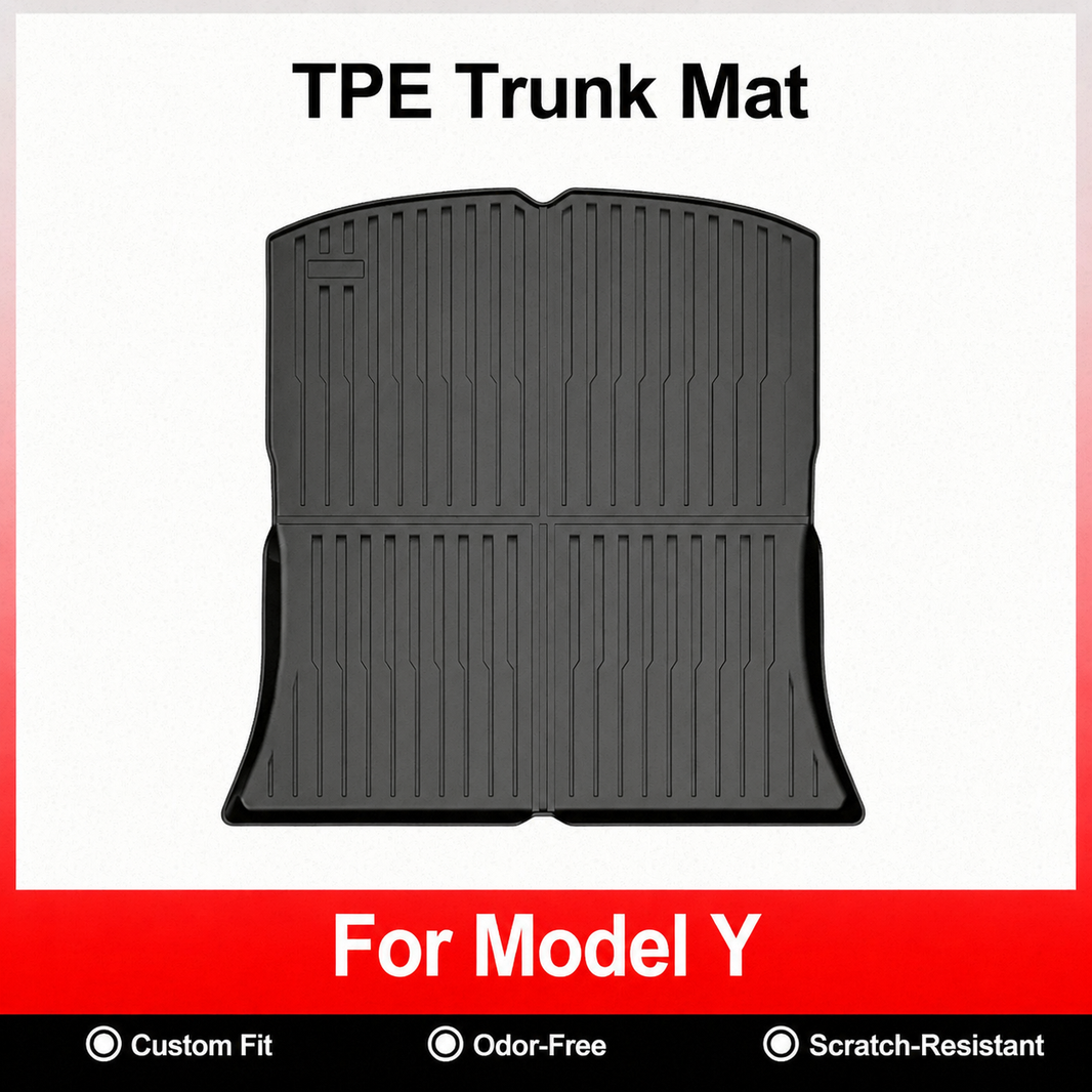 3D Molded TPE Floor Mats & Cargo Liners for Tesla Model Y/ 3/ Model Y Juniper/Model 3 Highland– All-Weather Protection