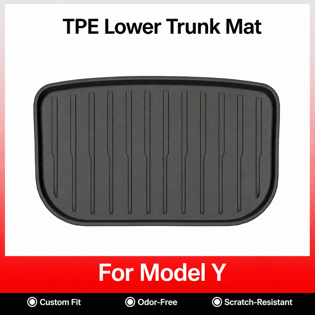 3D Molded TPE Floor Mats & Cargo Liners for Tesla Model Y/ 3/ Model Y Juniper/Model 3 Highland– All-Weather Protection