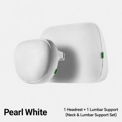 Ergonomic Adjustable Car Headrest & Lumbar Support Cushion for Tesla Model 3/Y/YL