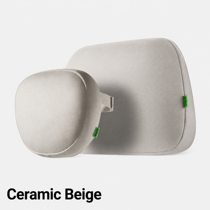 Ergonomic Adjustable Car Headrest & Lumbar Support Cushion for Tesla Model 3/Y/YL