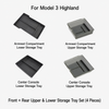 Center Console Storage Tray & Armrest Organizer for Tesla Model Y Juniper / Model 3 Highland / Model YL