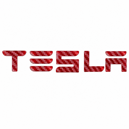 Rear Trunk Letter Badge Covers for Tesla Model Y Juniper/YL