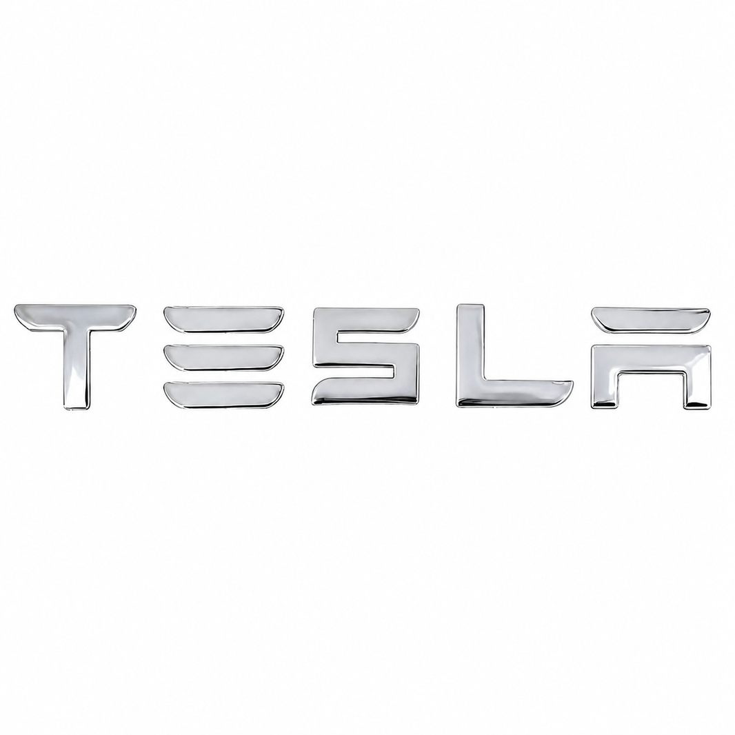 Rear Trunk Letter Badge Covers for Tesla Model Y Juniper/YL