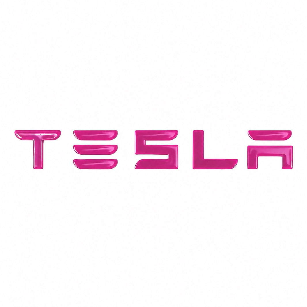 Rear Trunk Letter Badge Covers for Tesla Model Y Juniper/YL