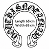 Oversized Horseshoe & Cross Custom Style Decals Car Stickers