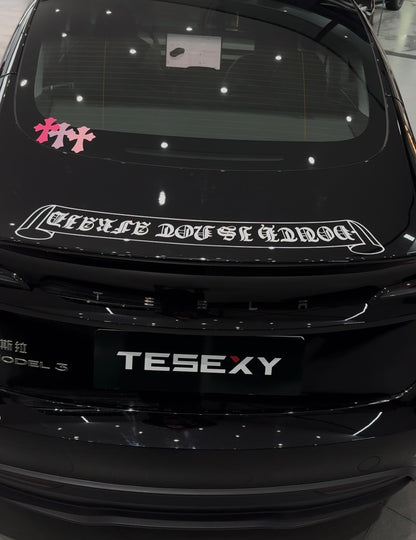 3-Piece Colorful Cross Car Decal Set – Trendy Personalized DIY Stickers1