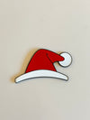 3D Santa Hat Tesla Emblem Decoration – Christmas Car Badge Sticker