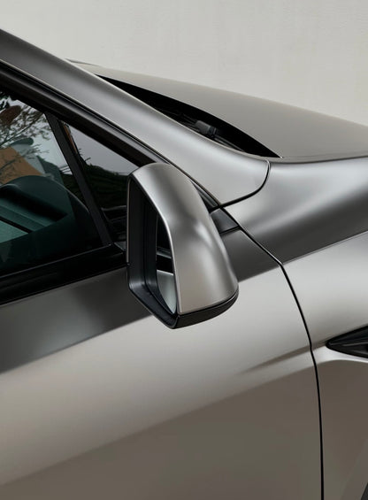 Matte Liquid Metal Silver Vinyl Wrap