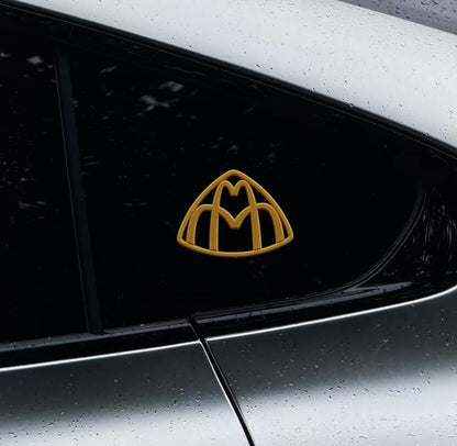 3D Printed McDonald’s × Maybach Car Badge – Creative Automotive Decoration（Adhesive-Backed）