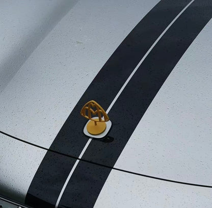 3D Printed McDonald’s × Maybach Car Badge – Creative Automotive Decoration（Adhesive-Backed）