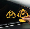3D Printed McDonald’s × Maybach Car Badge – Creative Automotive Decoration（Adhesive-Backed）