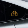 3D Printed McDonald’s × Maybach Car Badge – Creative Automotive Decoration（Adhesive-Backed）