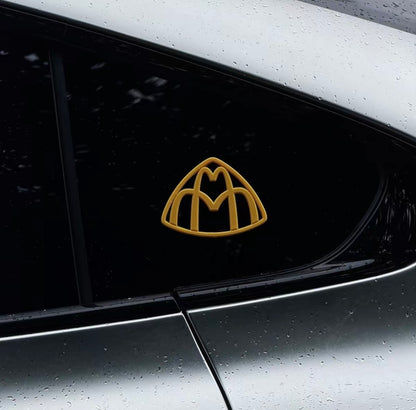 3D Printed McDonald’s × Maybach Car Badge – Creative Automotive Decoration（Adhesive-Backed）