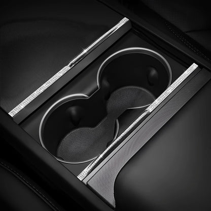 Crystal Rhinestone Diamond Interior &amp; Exterior Decorative Trim for Tesla Model Y Juniper / Model 3 Highland