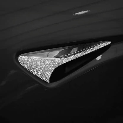Crystal Rhinestone Diamond Interior &amp; Exterior Decorative Trim for Tesla Model Y Juniper / Model 3 Highland