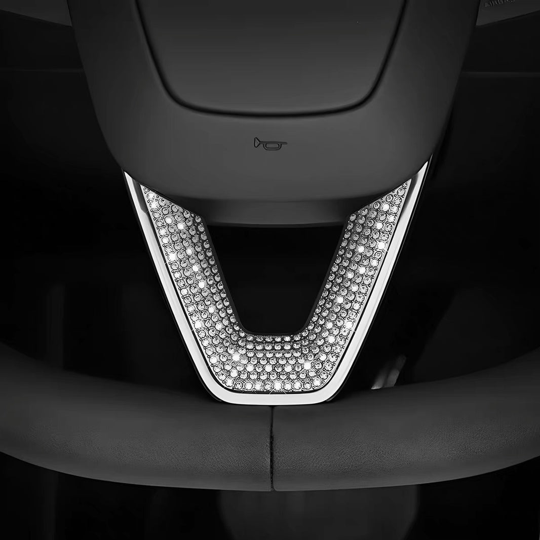 Crystal Rhinestone Diamond Interior &amp; Exterior Decorative Trim for Tesla Model Y Juniper / Model 3 Highland