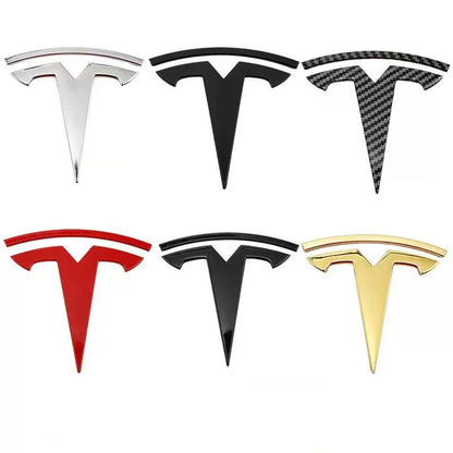 Tesla Front “T” Replacement Emblem Badge Tesla logo– Multiple Colors