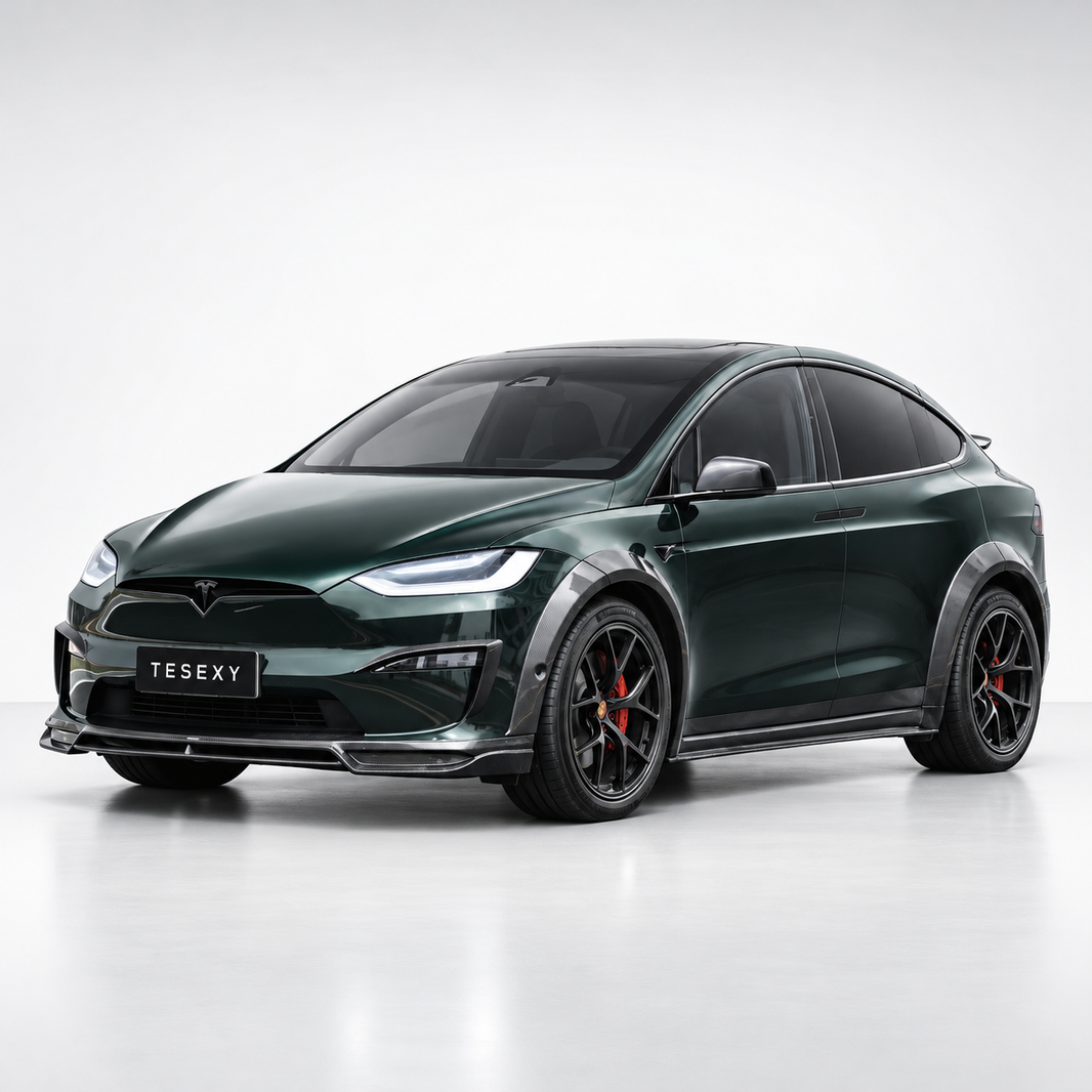 Tesexy 01 Carbon Fiber Full Body Kit for Tesla Model X 2021+