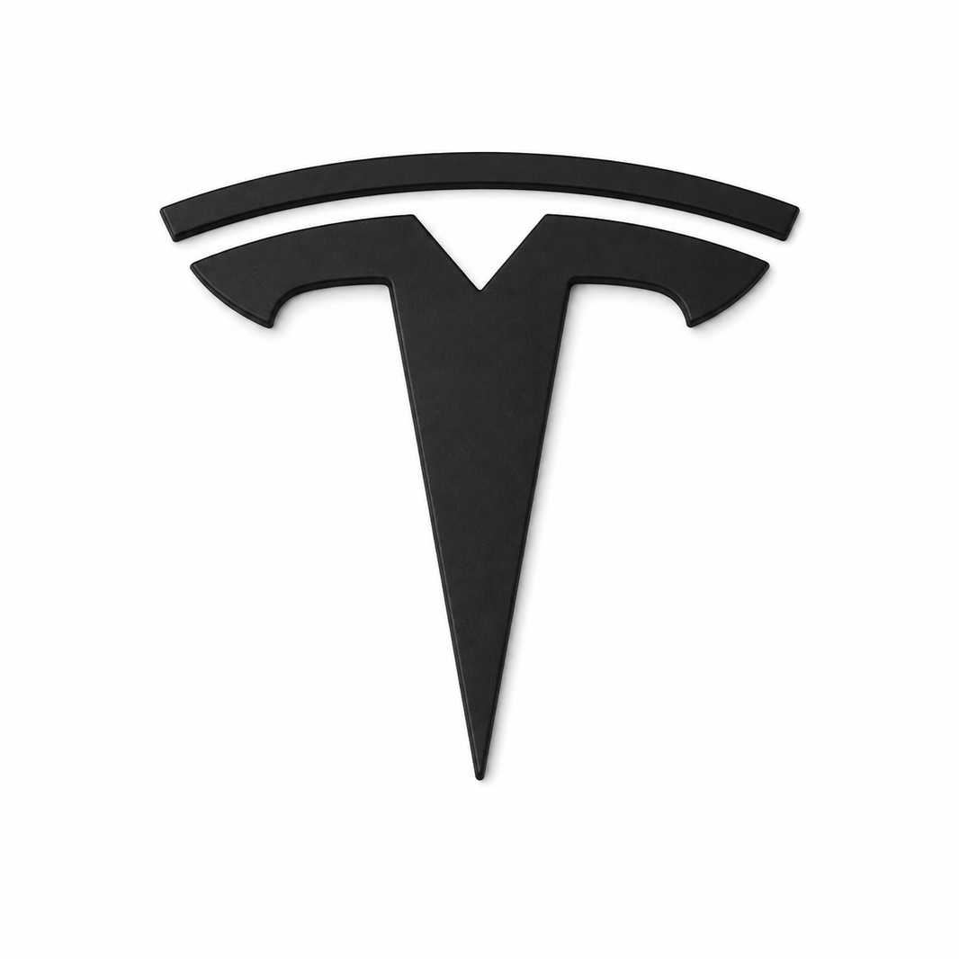 3D Santa Hat Tesla Emblem Decoration – Christmas Car Badge Sticker