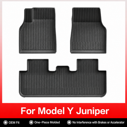 TPE Floor Mats & Cargo Liners for Tesla Model Y/ 3/ Model Y Juniper/Model 3 Highland– All-Weather Protection（副本）