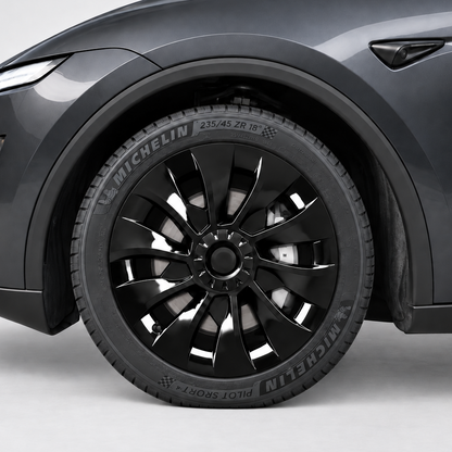 18-Inch Cyclone-Style Wheel Covers for Tesla Model 3 2018–2023